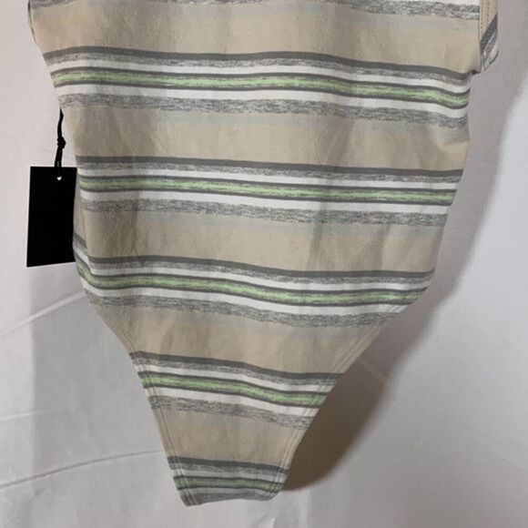 TNA Multi-Coloured Striped Bodysuit NWT - Picture 3 of 7